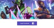 Players need to press "Login Facebook" to proceed with the registrations (Image via Free Fire)